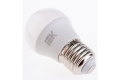 Лампа светодиодная ECO G45 7Вт шар 3000К тепл. бел. E27 630лм 230-240В IEK LLE-G45-7-230-30-E27